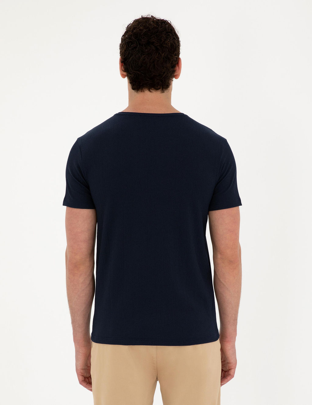 Lacivert Slim Fit Ti__rt