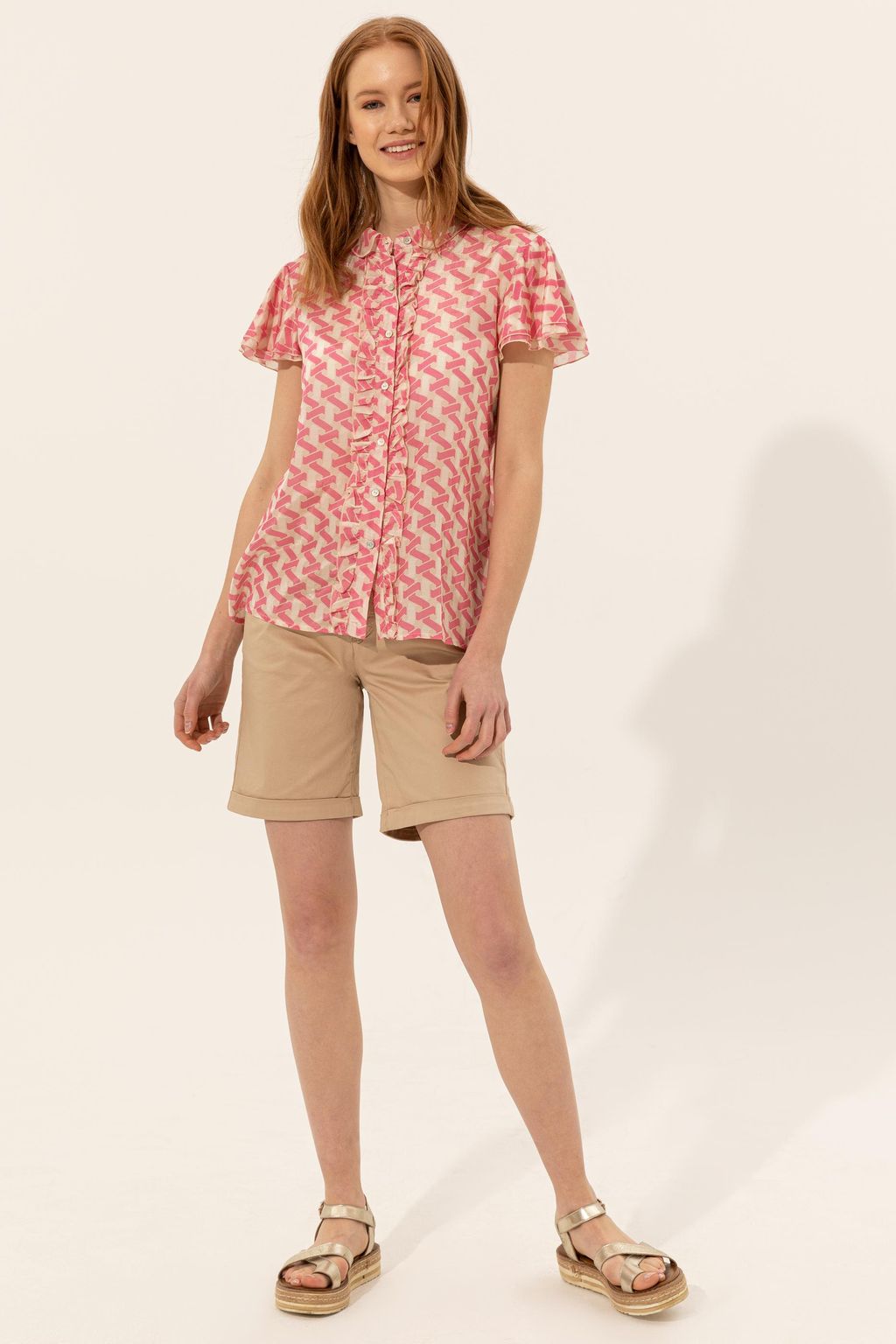 U. S. Polo Assn Женские бермуды капри из песочного плетения - U.s. polo assn фото 8