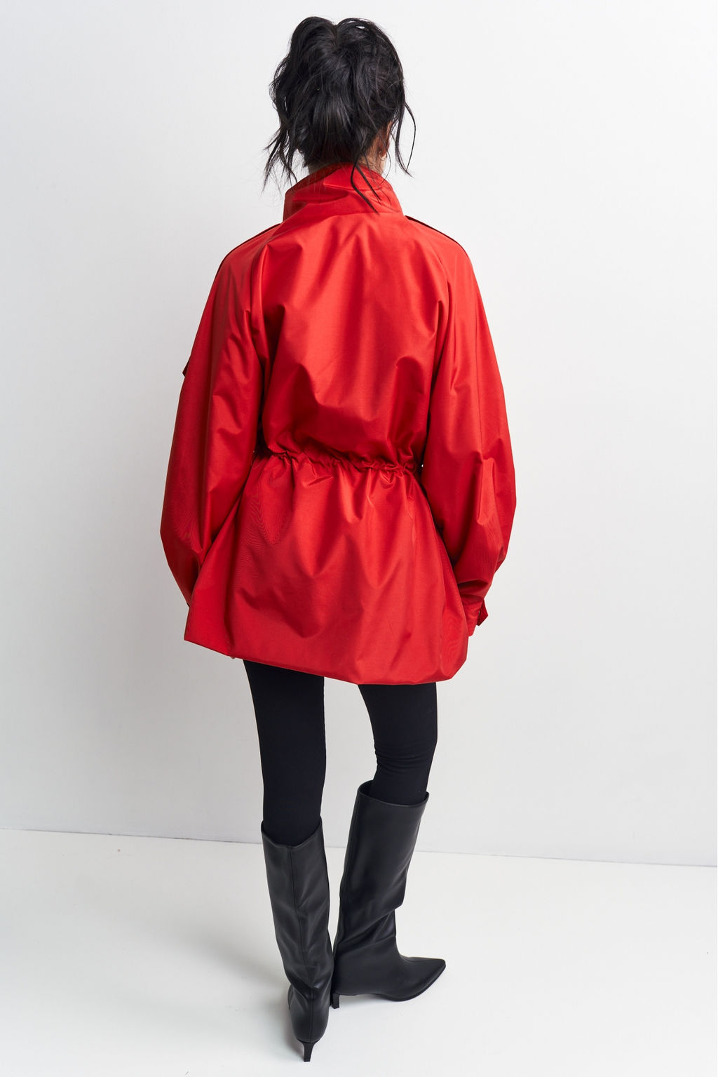 Куртка-реглан на кулиске Красный - Erist store фото 5