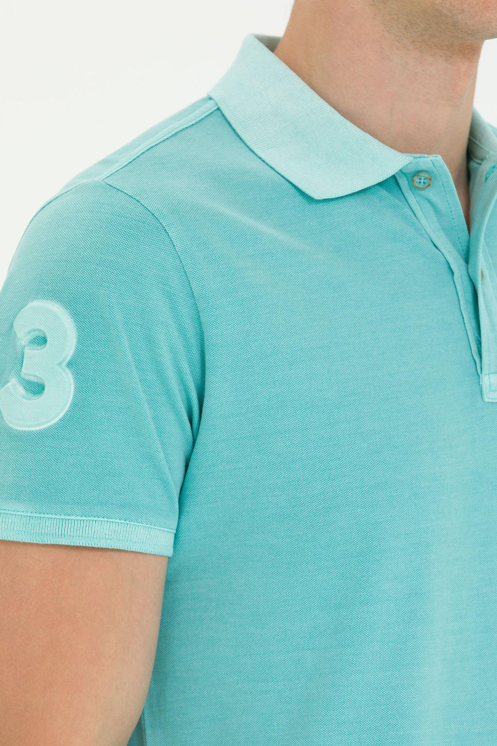 Мужская мятная базовая футболка - U.s. polo assn фото 21