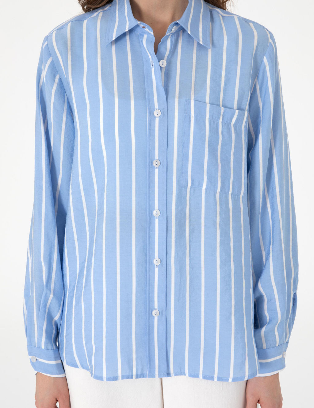 Mavi Comfort Fit _izgili Uzun Kollu G_mlek - Pierre cardin фото 6