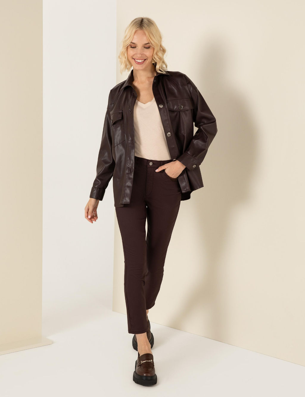 Bordo Cep Detayl_ Slim Fit Spor Pantolon - Pierre cardin фото 3