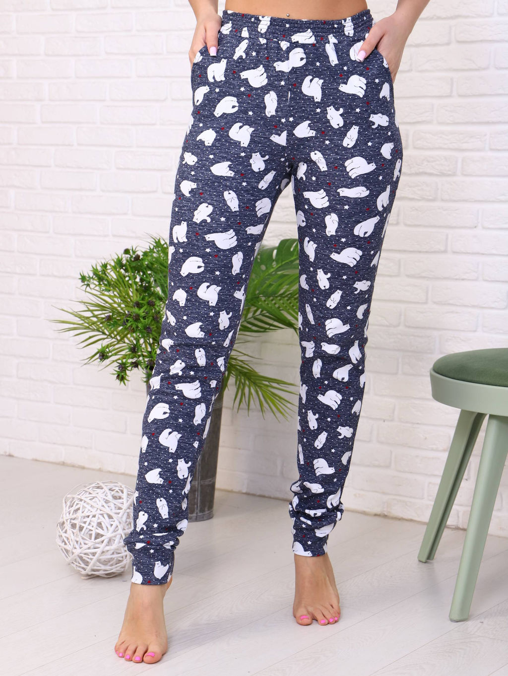 Брюки женские, модель 156, трикотаж (Белый медведь) - Ивановотекстиль фото 7