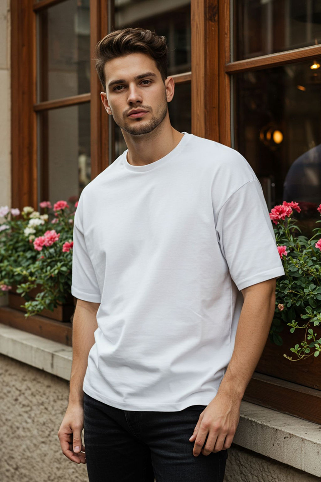 TRENDYOL MAN Siyah Basic Bisiklet Yaka Oversize/Genis Kesim K?sa Kollu T-Shirt TMNSS22TS0317 - Trendyolmilla фото 33