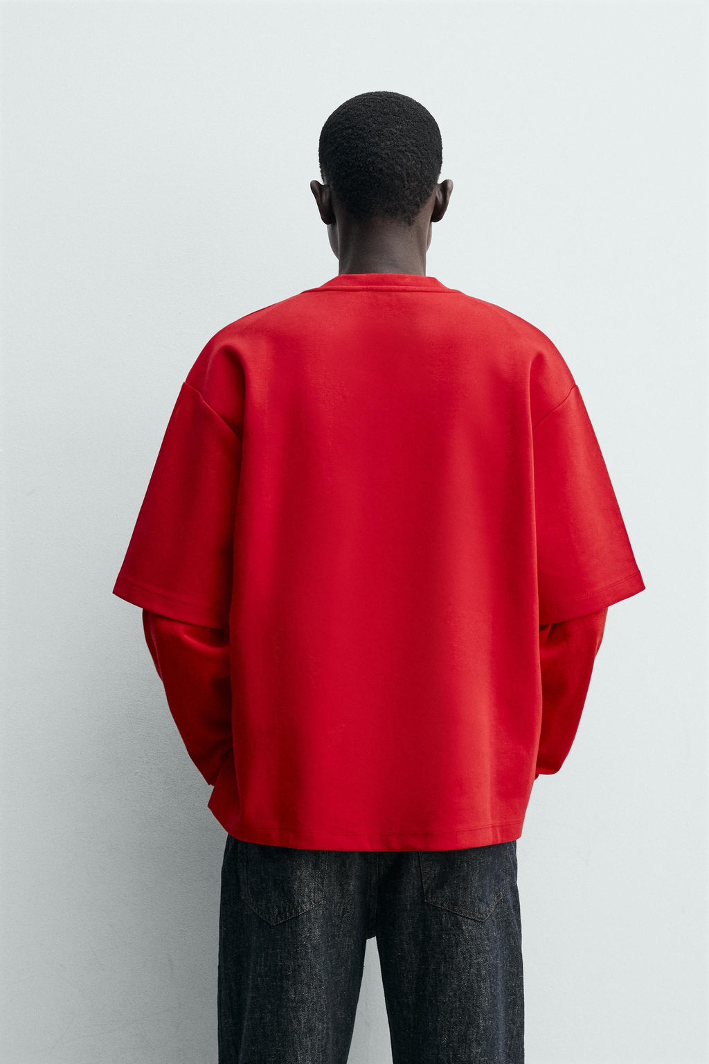 SUDADERA T?CNICA BOLSILLO / Rojo - Zara фото 3