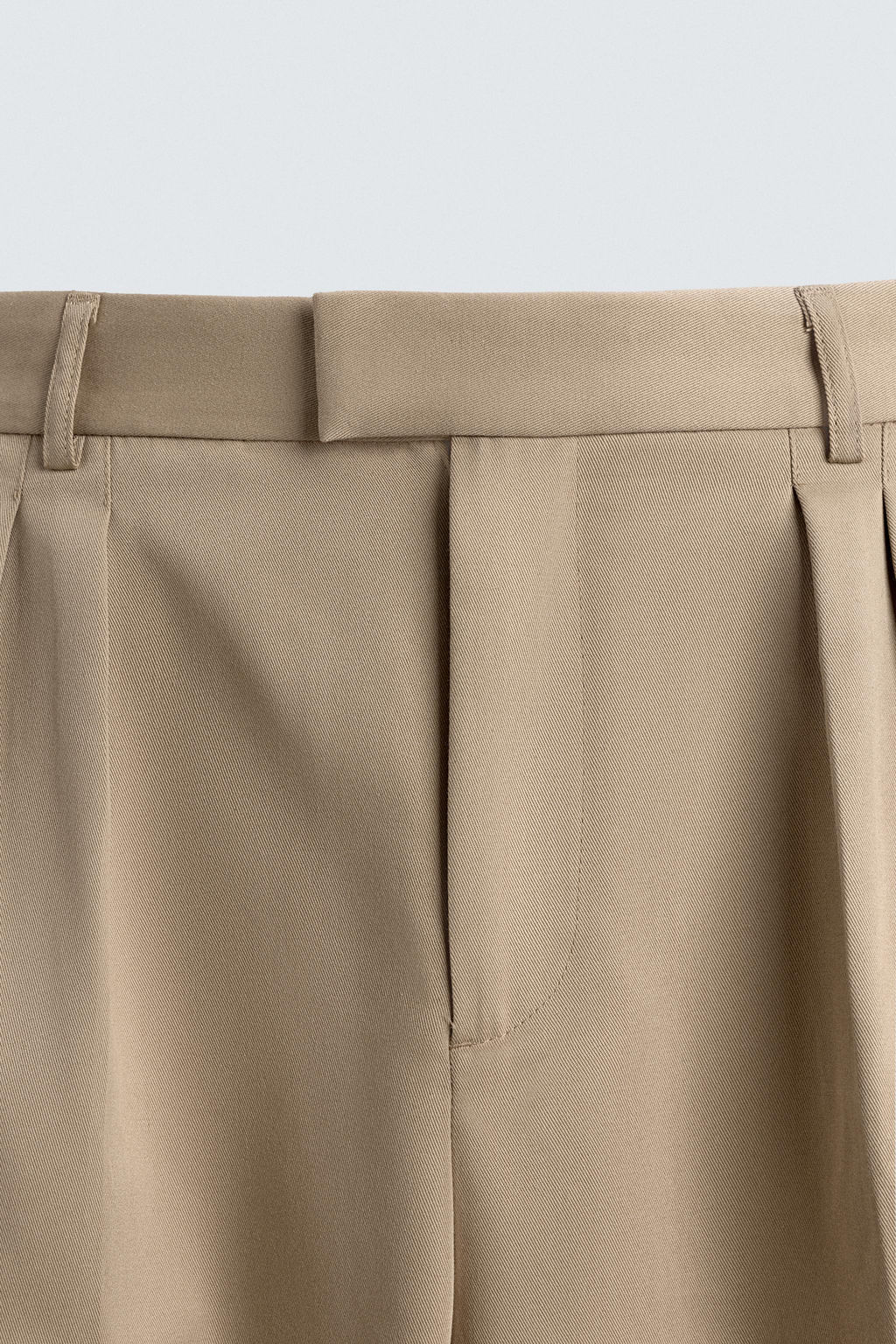 RELAXED FIT PLEATED TROUSERS - Zara фото 12