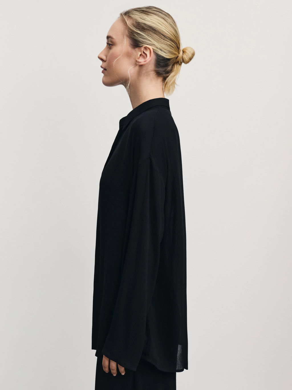 Блузка из фактурной вискозы / Zarina  фото 4