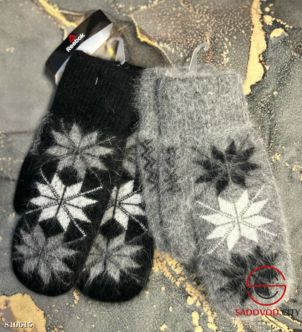 Женские теплые варежки - Bruno фото 4