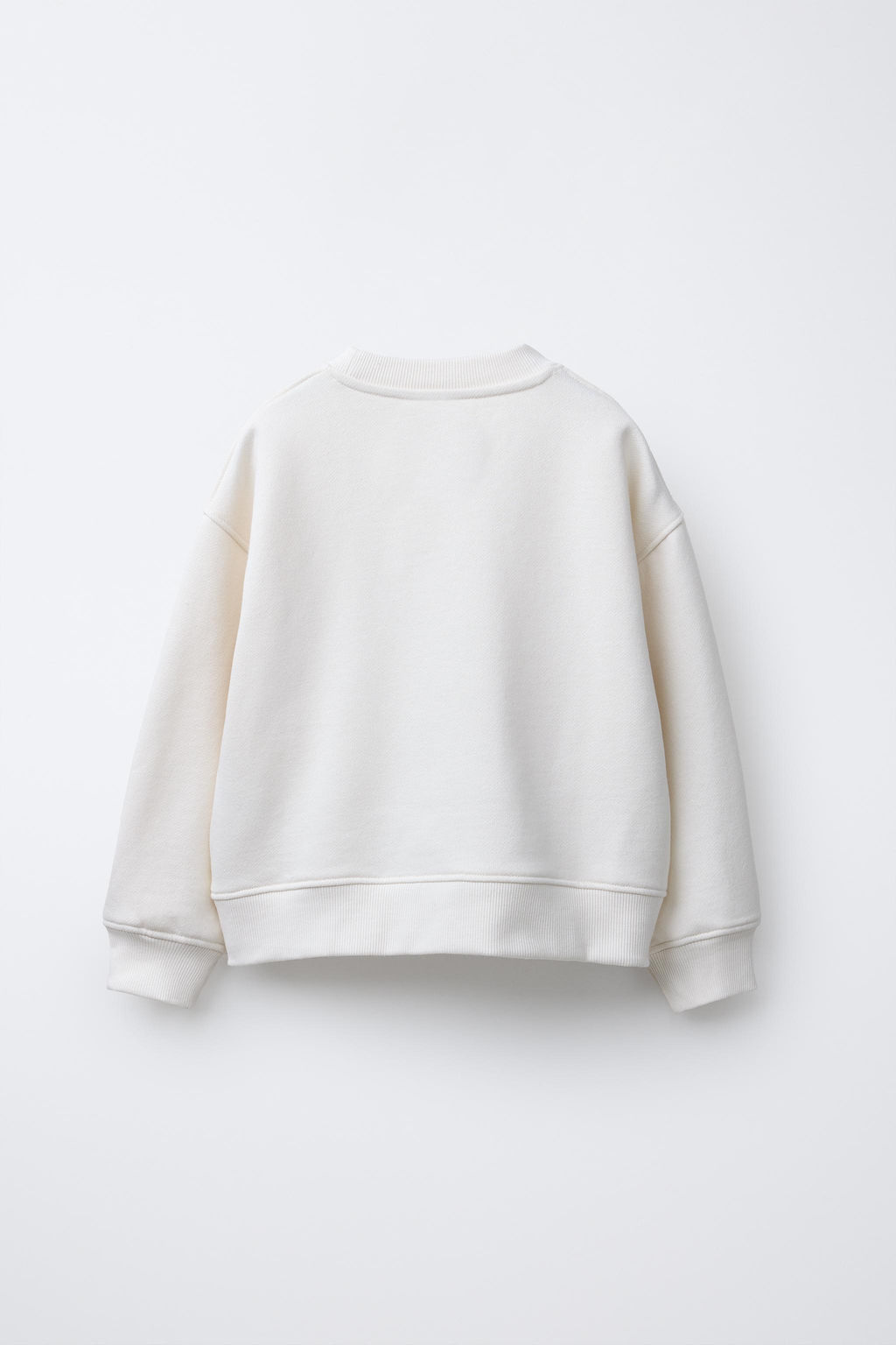 SWEATSHIRT WITH SLOGAN AND TEDDY BEAR PRINT - Zara фото 2