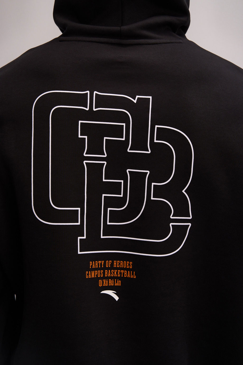 Худи Черный CAMPUS BASKETBALL Sweat Hoodie - Anta фото 7