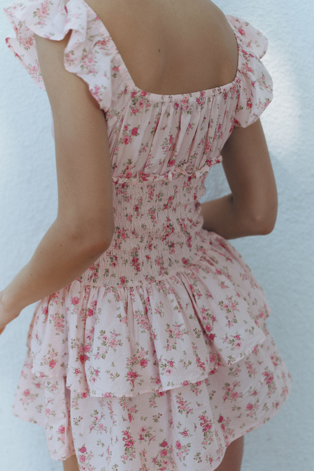 Vestido con cintura nido de abeja - H&m фото 6