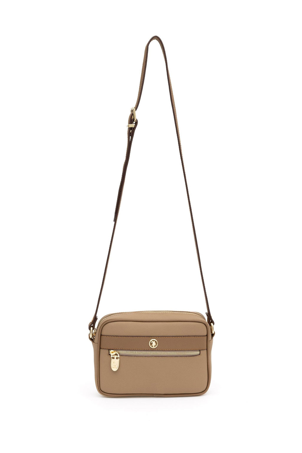 Женская темно-бежевая сумка Неожиданная скидка в корзине - U.s. polo assn фото 4