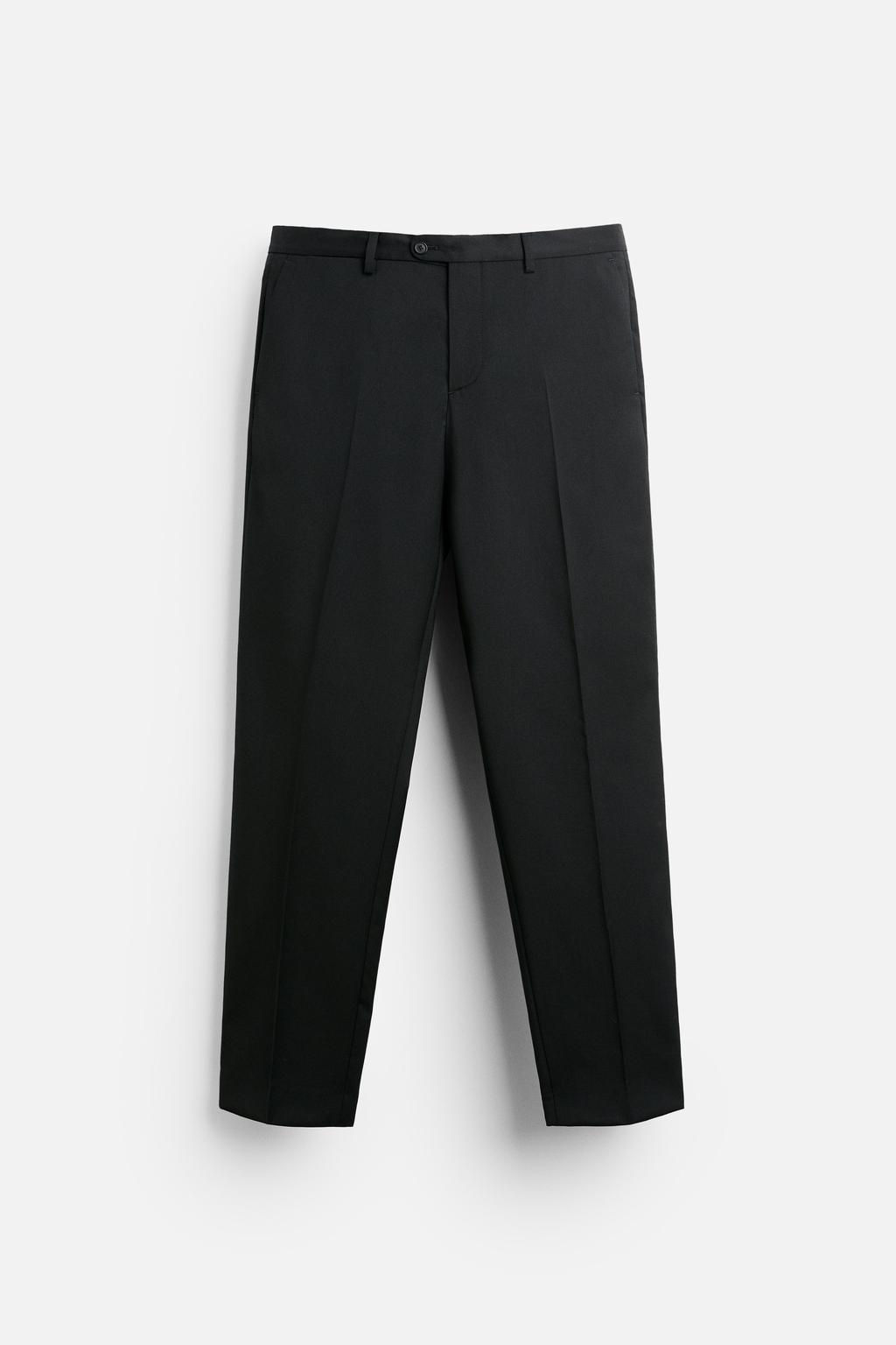 100% WOOL SUIT TROUSERS - Zara фото 5