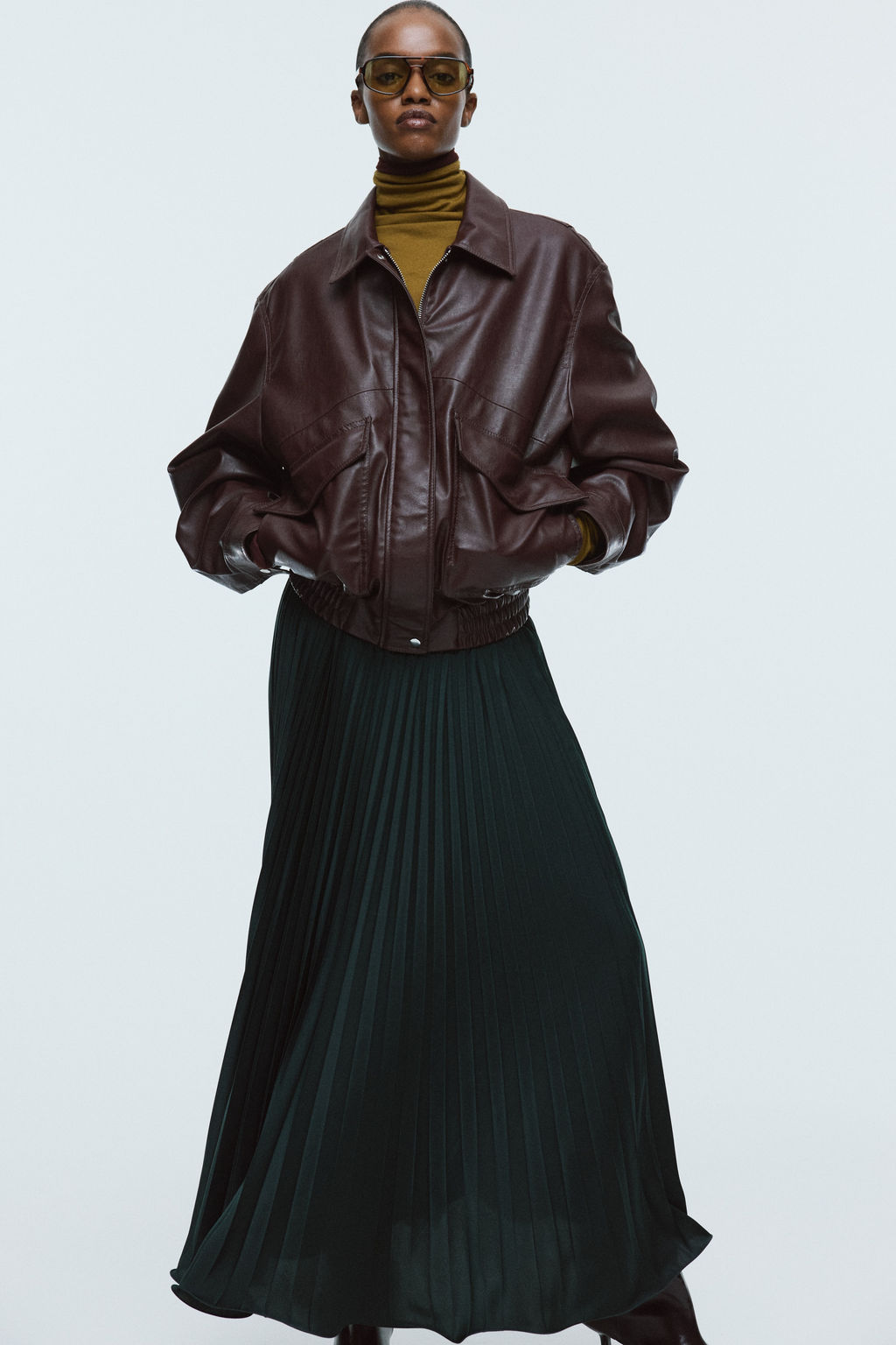 Maxifalda plisada - H&m фото 4