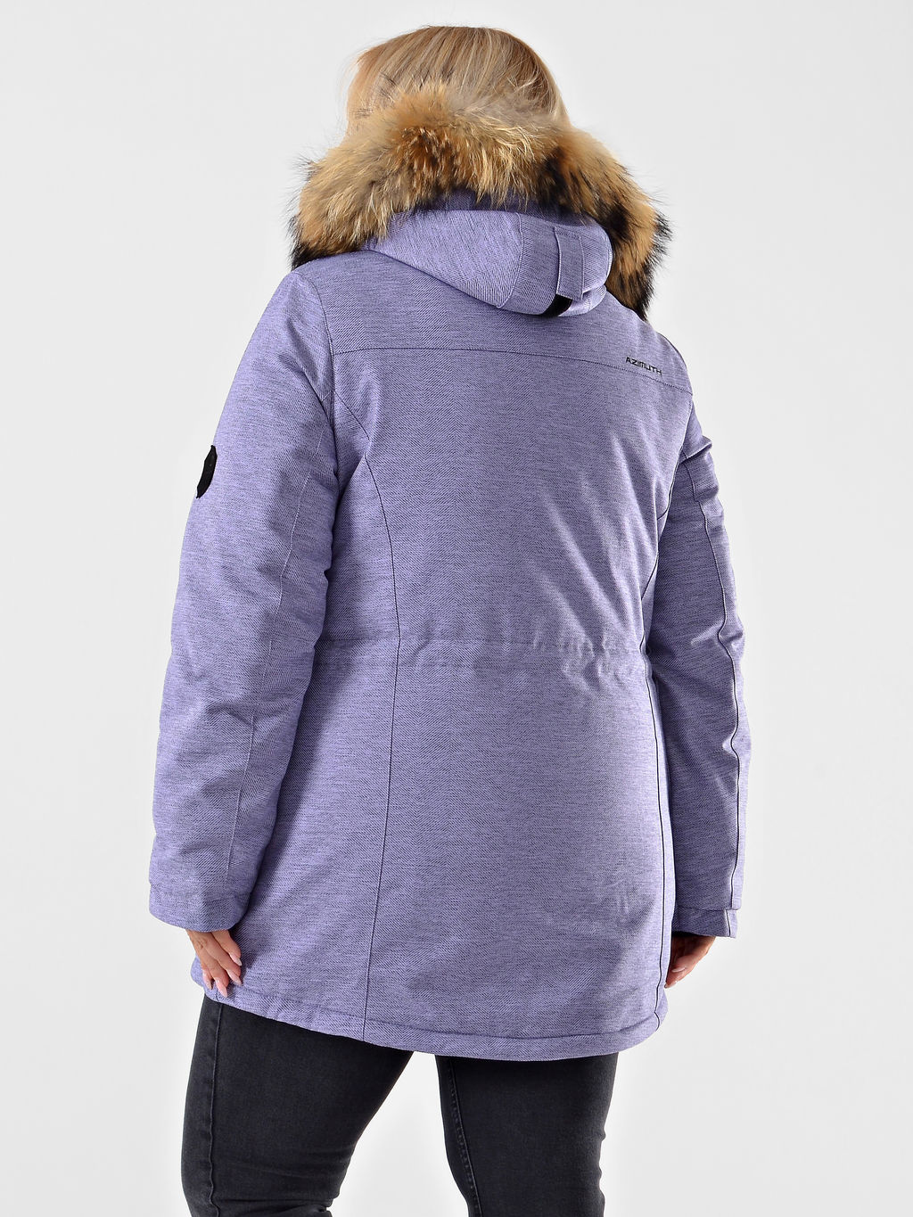 Женская городская парка / куртка Azimuth В 221/21864-1_79 Лавандовый (БР)  фото 4