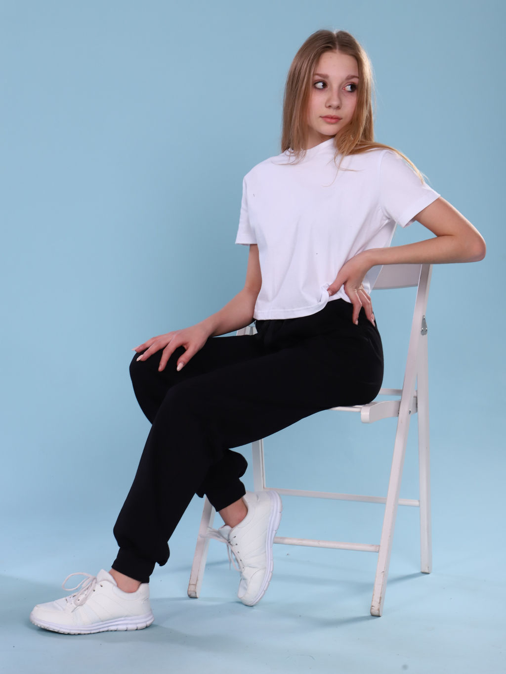 Брюки Бой Т черный - Ладошки фото 18