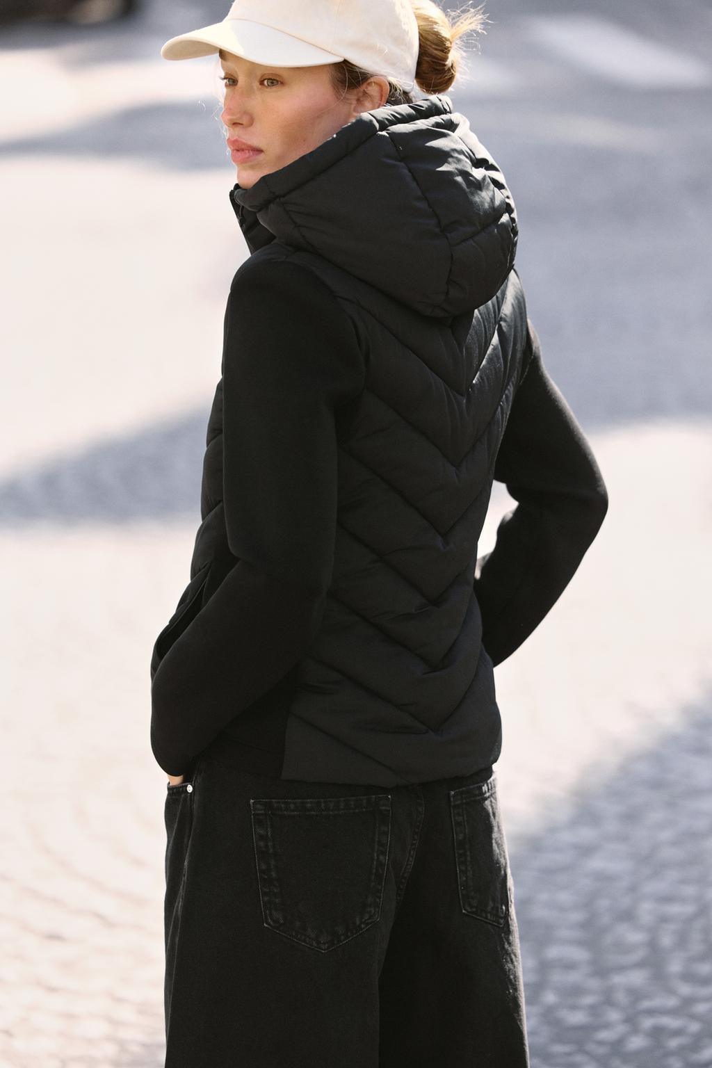 CONTRAST PADDED JACKET - Zara фото 8