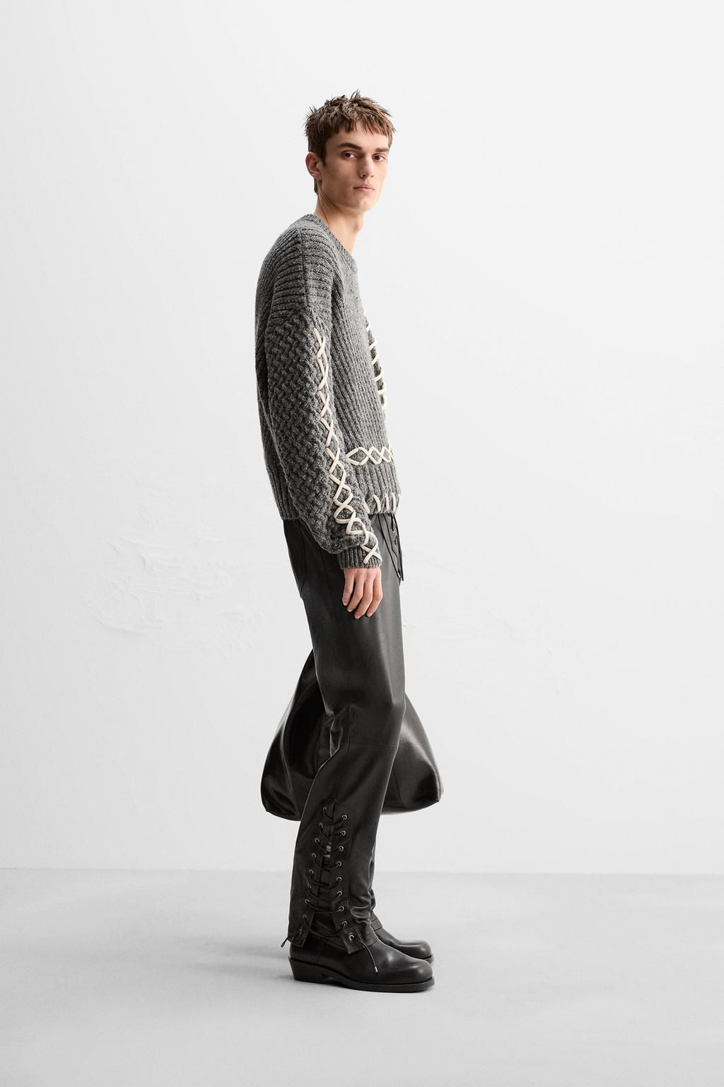 LIMITED EDITION SWEATER WITH CONTRAST TRIMS - Zara фото 4