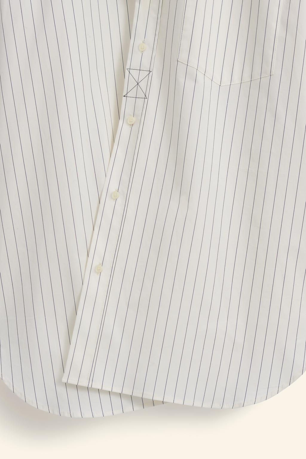 LIMITED EDITION CROSSED STRIPE SHIRT - Zara фото 11