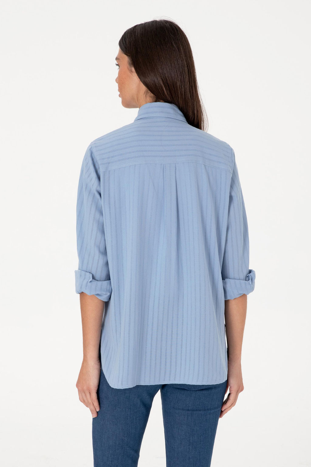 Kad_n Mavi Uzun Kollu G_mlek Sepette S_rpriz _ndirim - U.s. polo assn фото 5