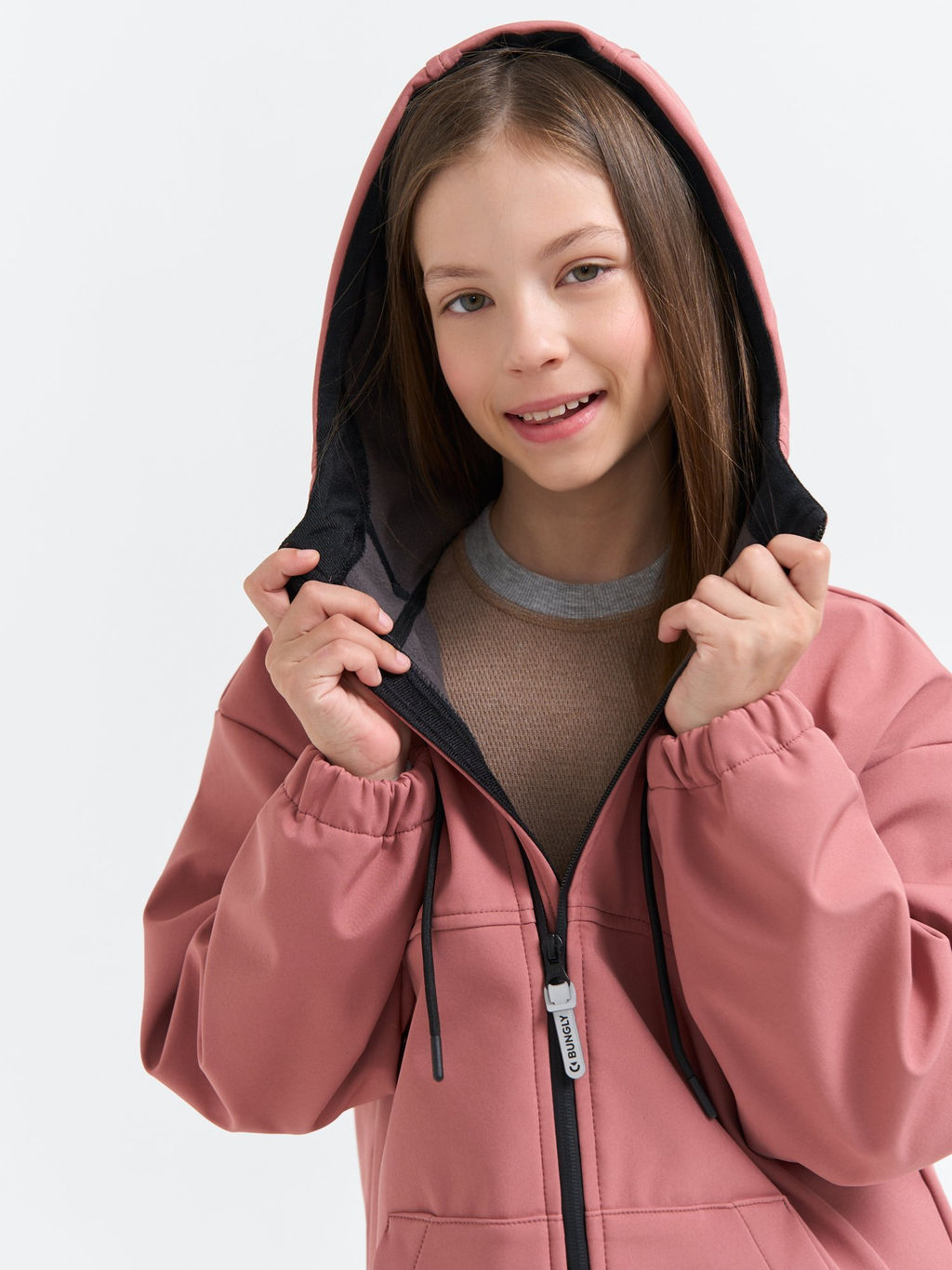 Куртка Softshell демисезонная Пепельная роза 7+ - Bungly фото 7