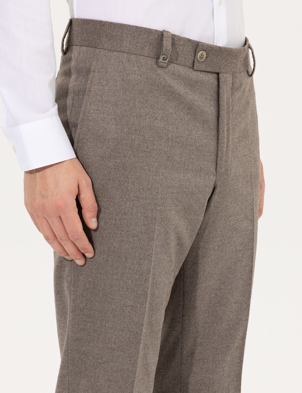 A__k Kahverengi Slim Fit Kuma_ Pantolon