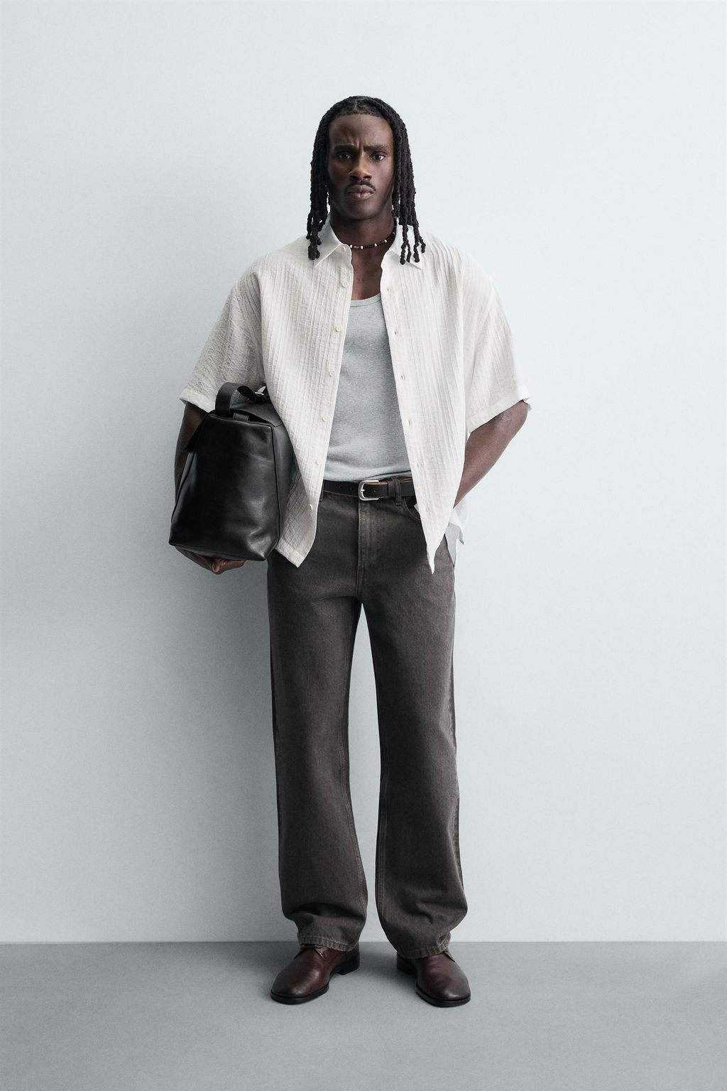 FLUID TEXTURED SHIRT