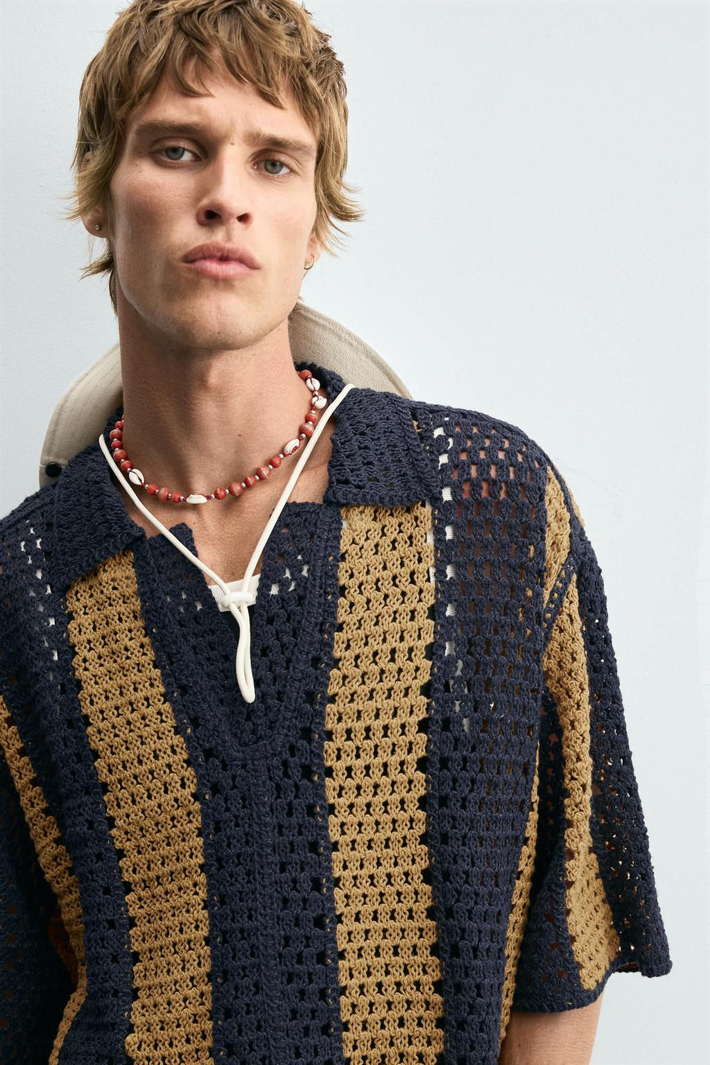 CROCHET PATCH SHIRT - Zara фото 5