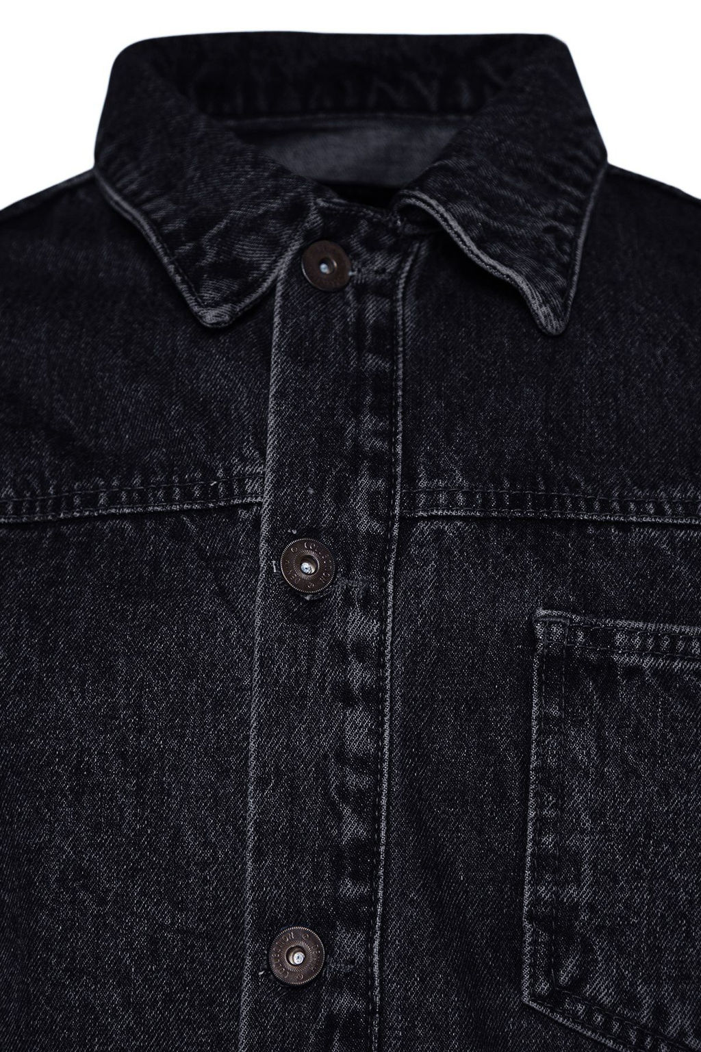 TRENDYOL MAN Orta Mavi %100 Pamuk Regular Fit Denim Kot Ceket TMNAW24CE00004 - Trendyolmilla фото 7