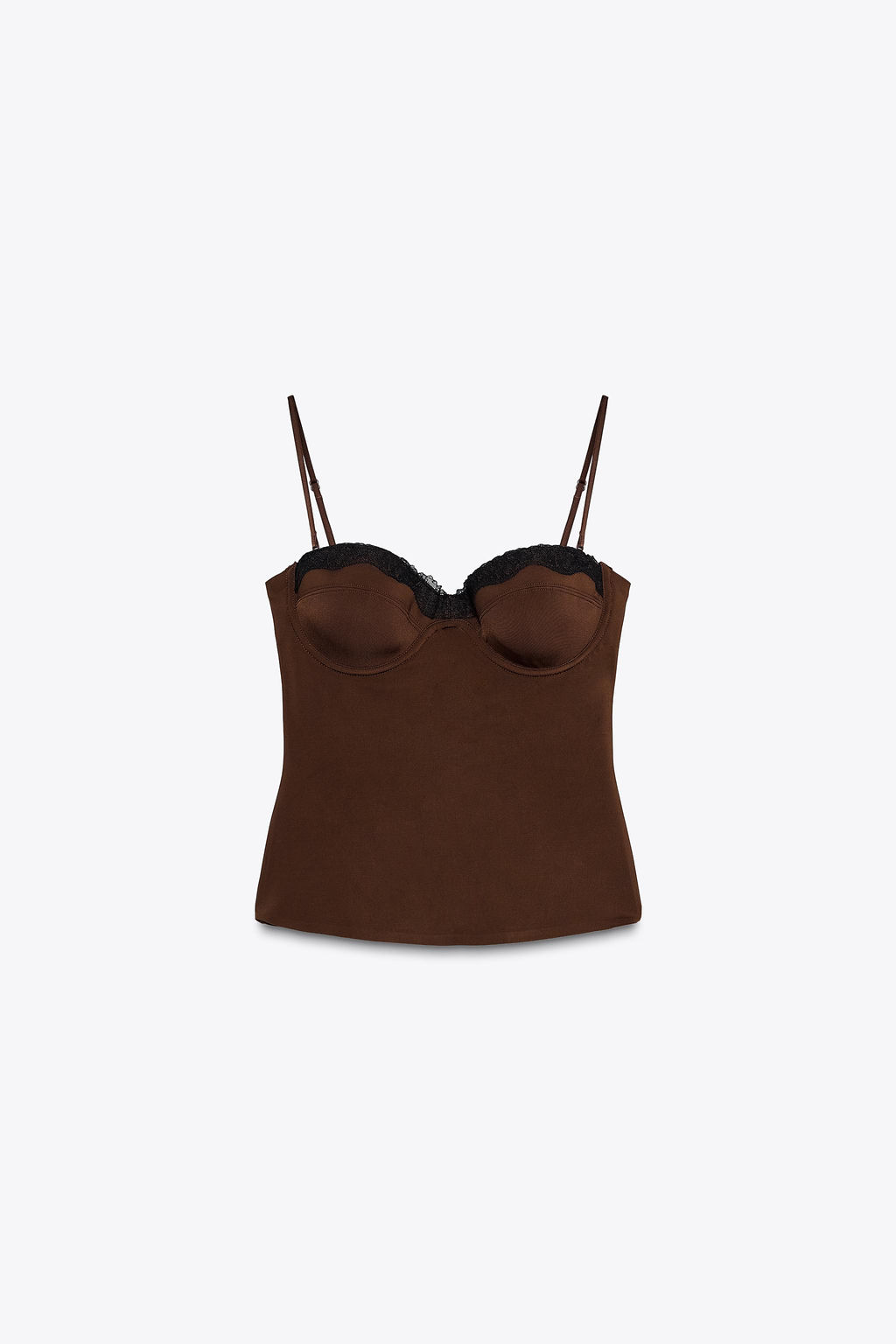 LACE BUSTIER TOP - Zara фото 7