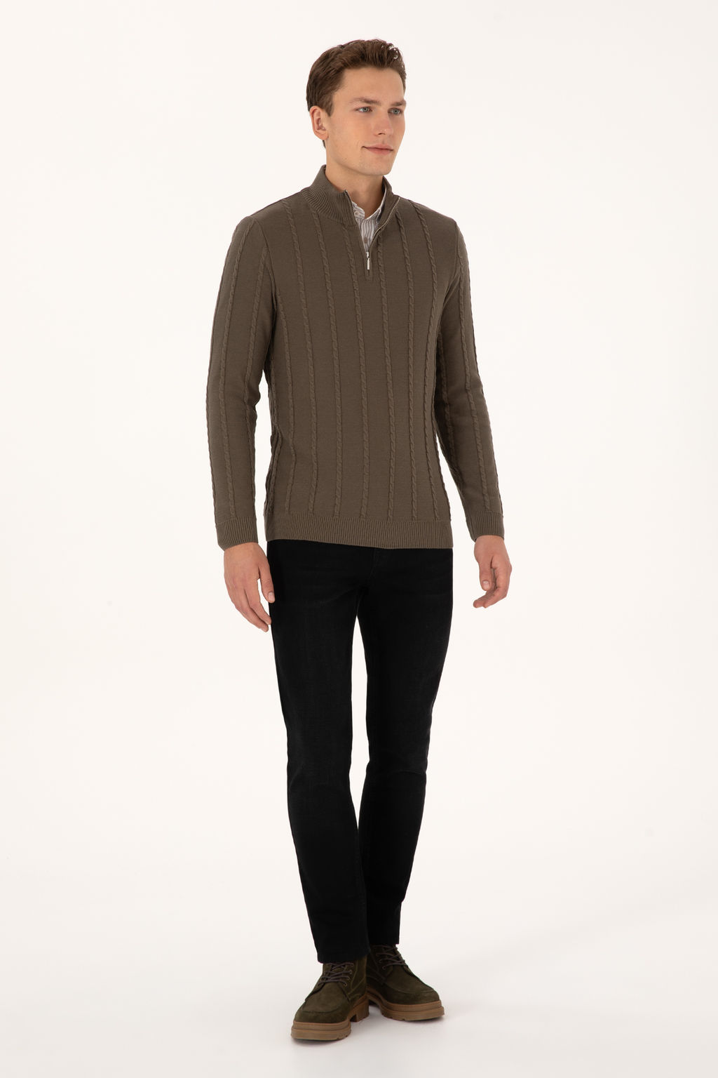 Erkek Vizon Kazak - U.s. polo assn фото 11