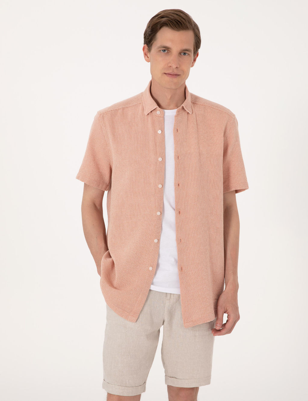 Mercan Comfort Fit K_sa Kollu G_mlek