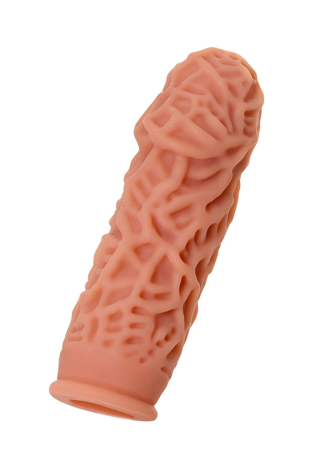 Насадка реалистичная KOKOS EXTREME SLEEVE 12-M с дополнительной стимуляцией, TPE, телесная, 15.8 см