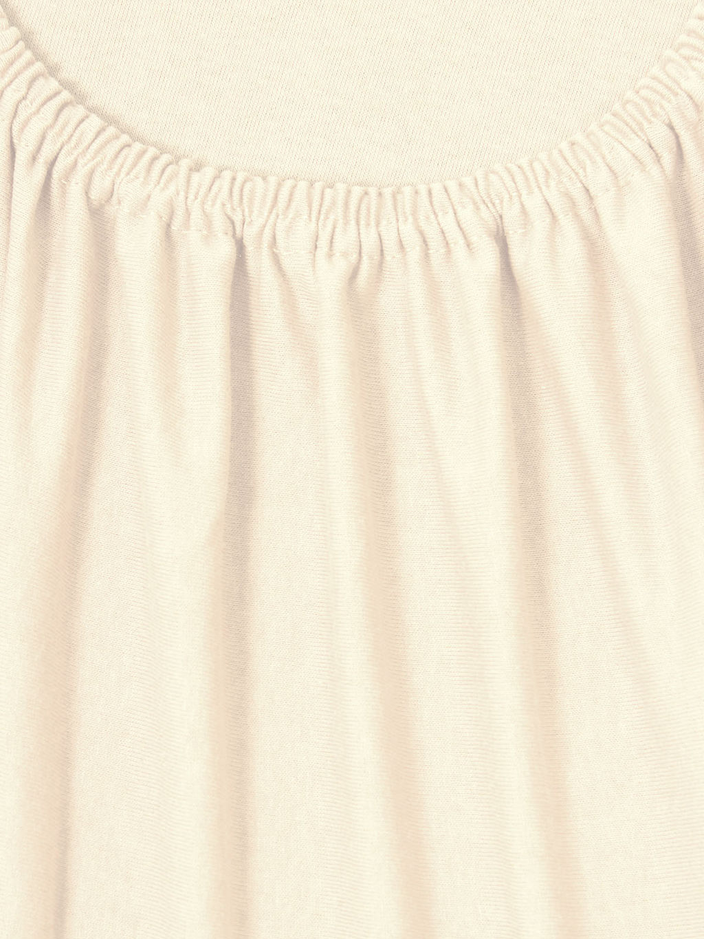 Простыня трикотажная на резинке - Молоко 180х200х20