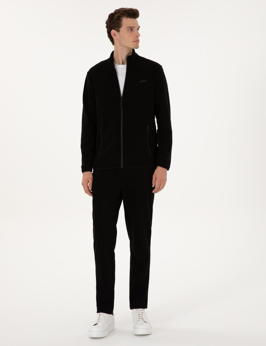 Siyah Slim Fit Polar E_ofman Alt_ - Pierre cardin фото 3