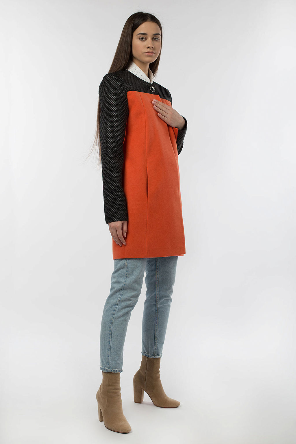 13-1057 Пальто женское демисезонное