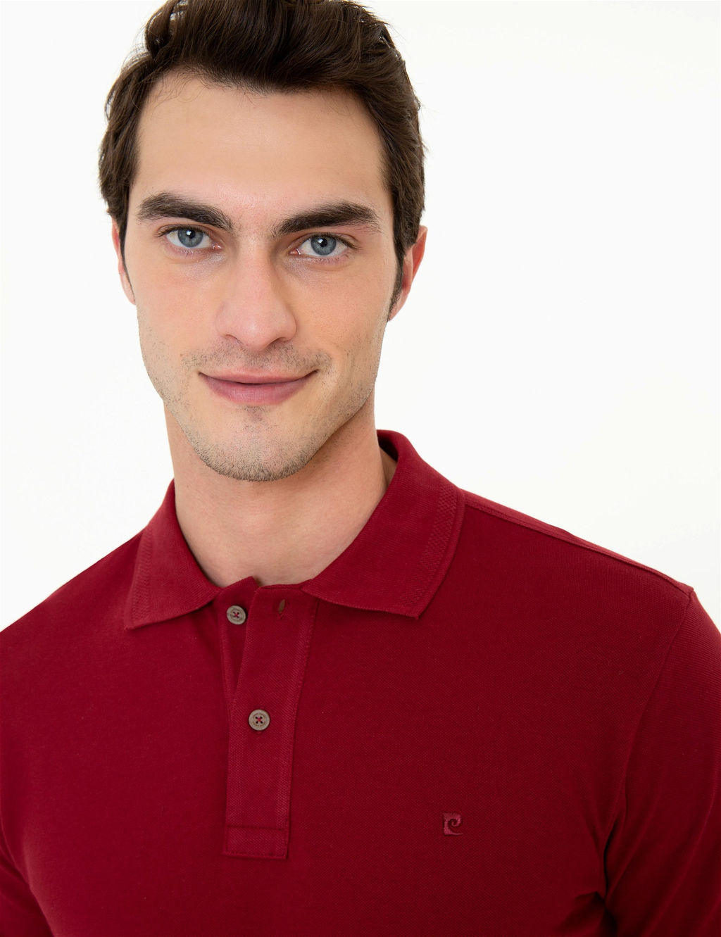 Bordo Slim Fit Basic Polo Yaka Ti__rt - Pierre cardin фото 2