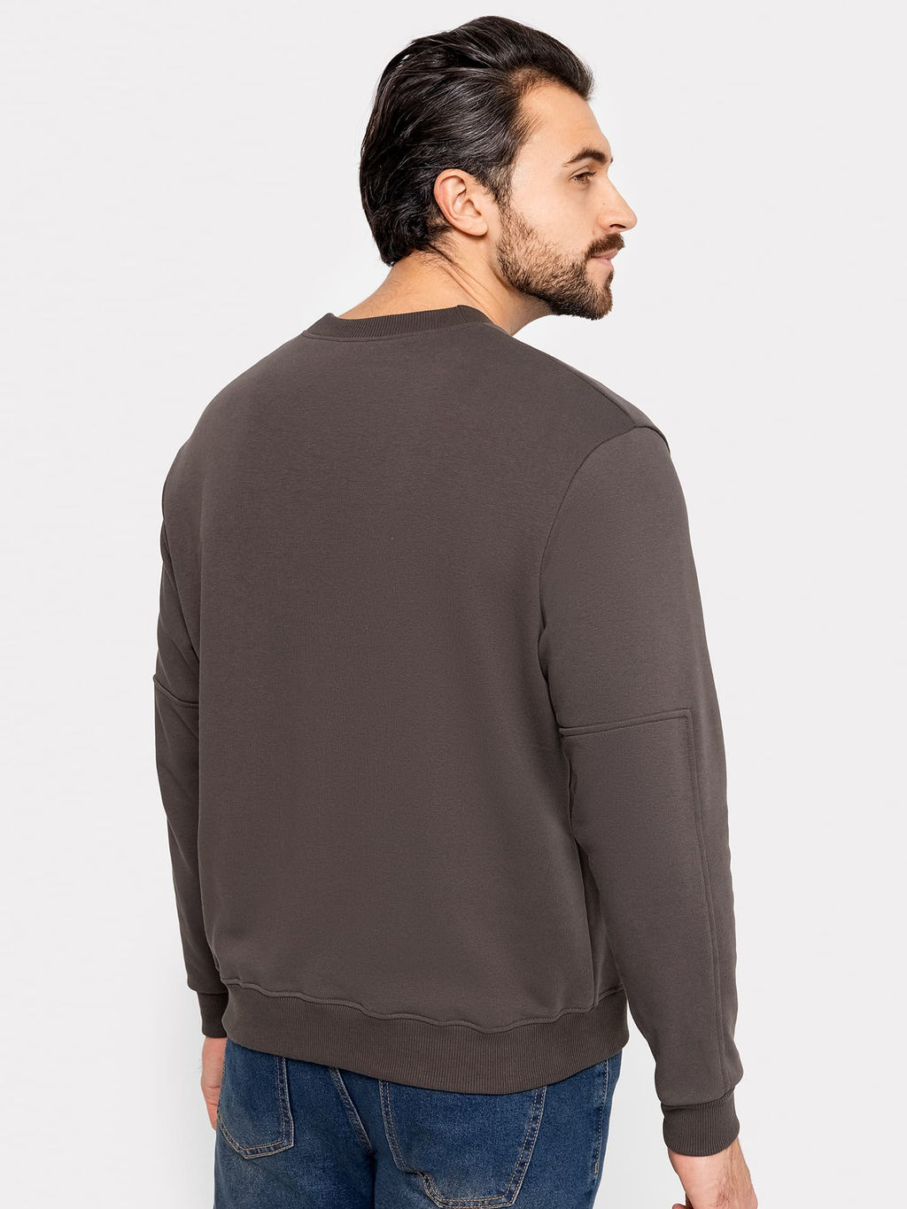 Джемпер мужской темно-оливковый - Mark formelle фото 3