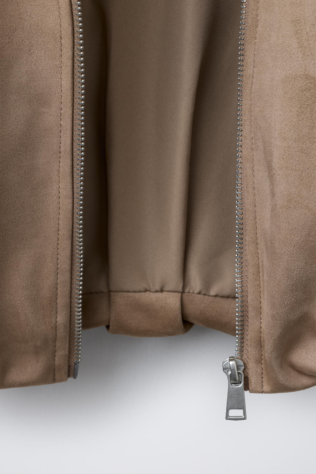 FAUX SUEDE BALLOON JACKET - Zara фото 8