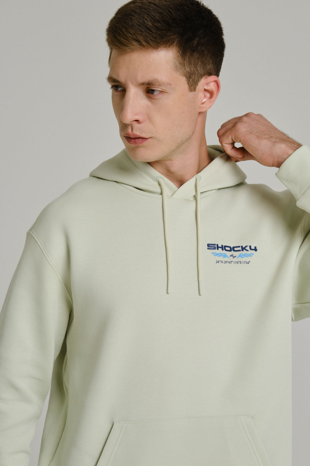 Худи Светло-зеленый - Anta фото 3