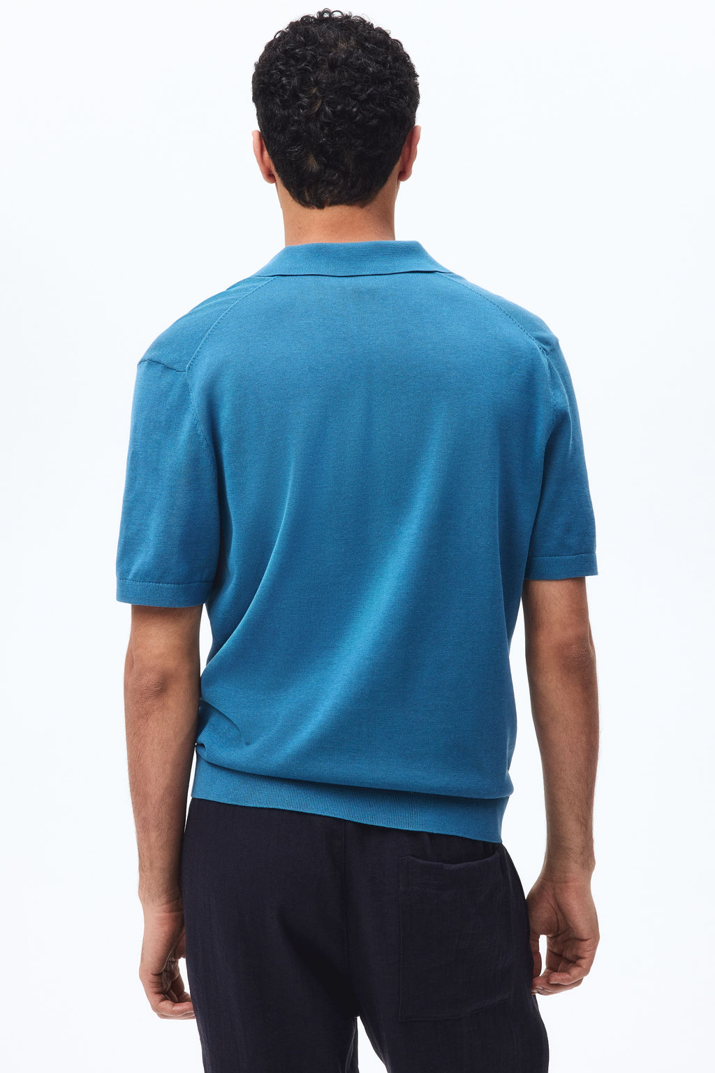 Polo en mezcla de seda Regular Fit - H&m фото 8