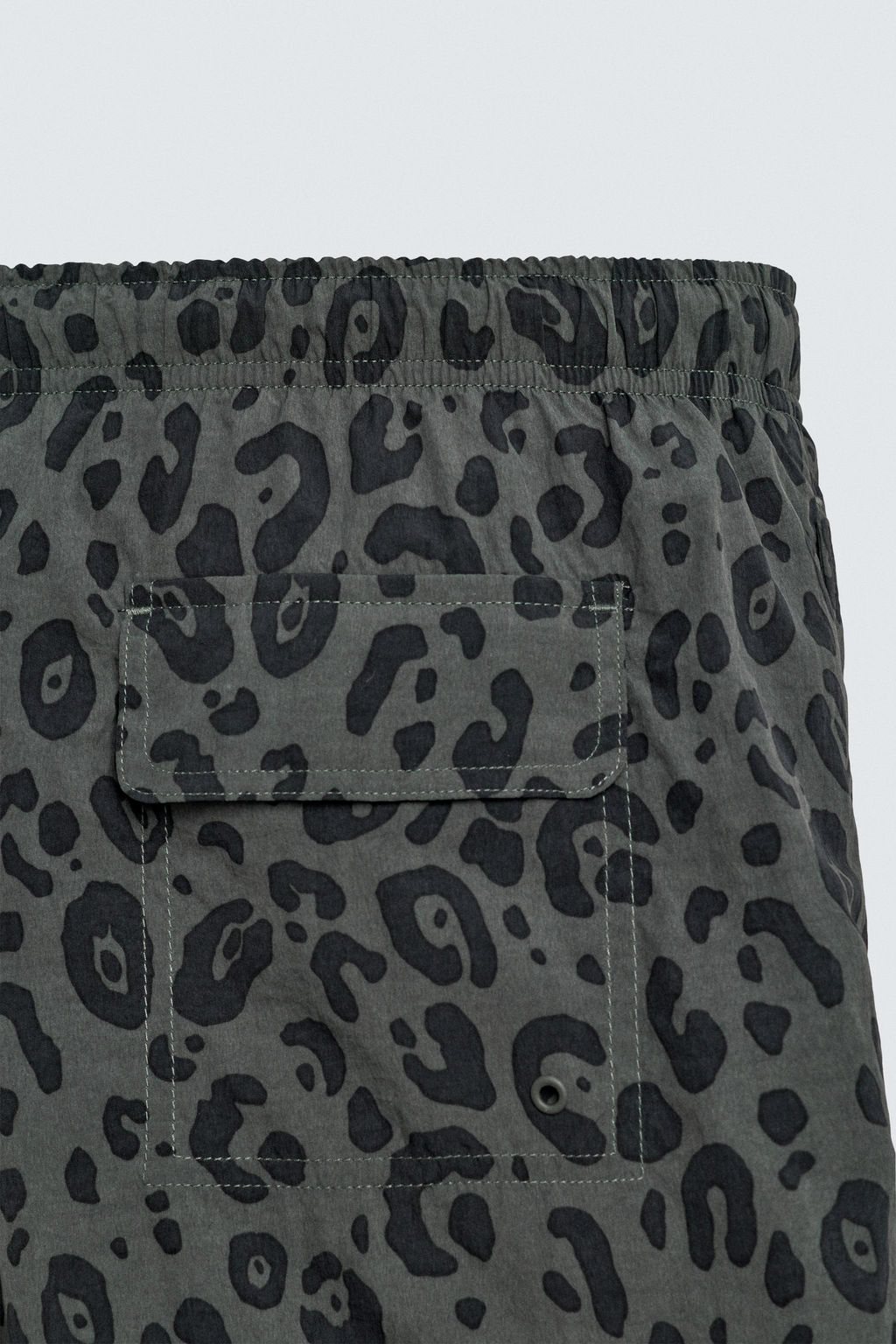 ANIMAL PRINT SHORT SWIMMING TRUNKS - Zara фото 4