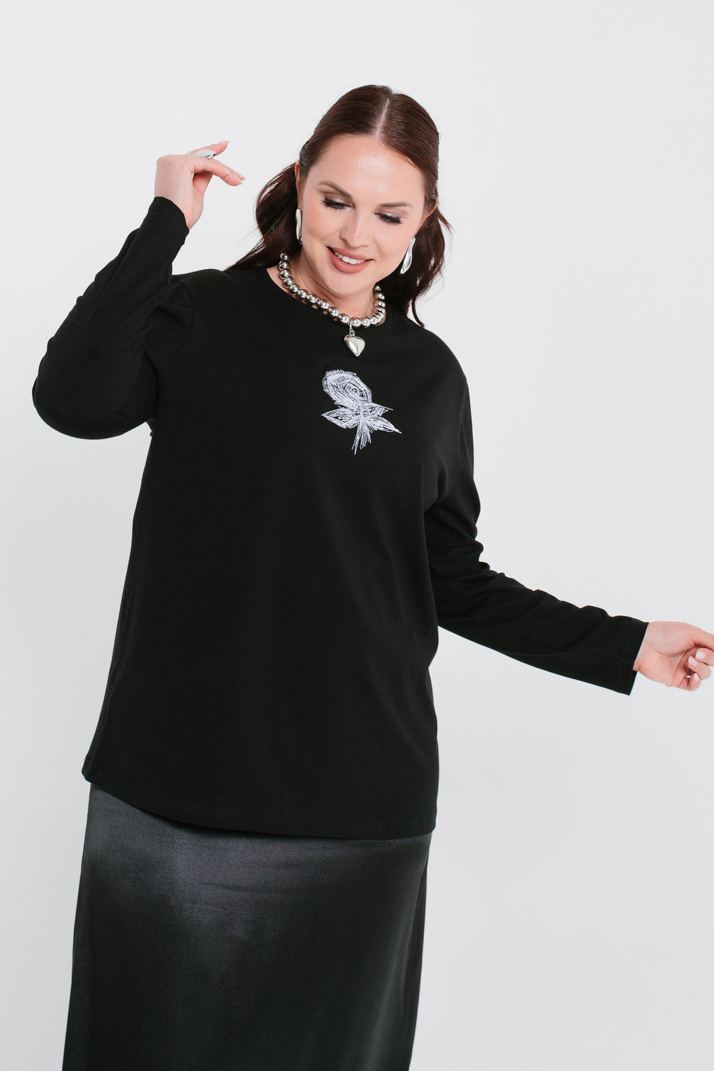 95% хлопок, 5% эластан футболка лонгслив джемпер - Prima linea фото 8