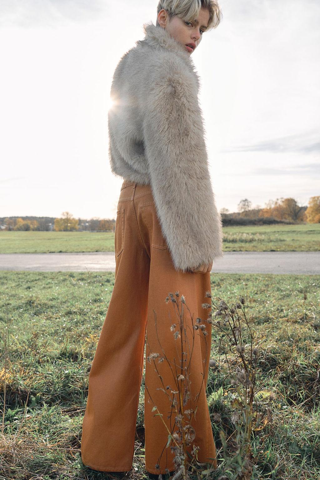 Pantalon ancho revestido - H&m фото 3