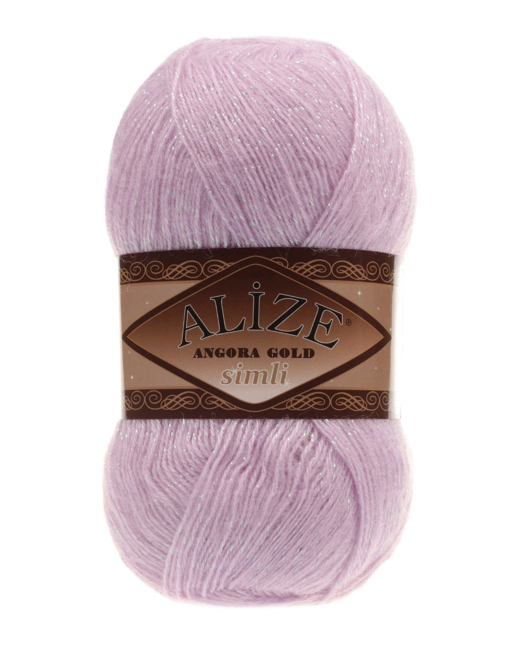 Ангора голд сим (Angora gold sim) пряжа Alize 20%шерсть 5%метанит 75%акрил 5х100г/500м фото 13
