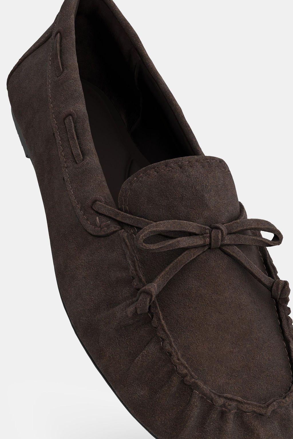 SPLIT SUEDE LOAFERS - Zara фото 7