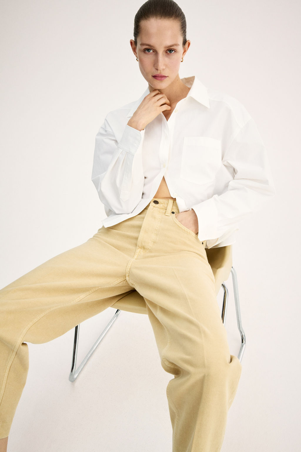 Barrel High Ankle Jeans - H&m фото 7
