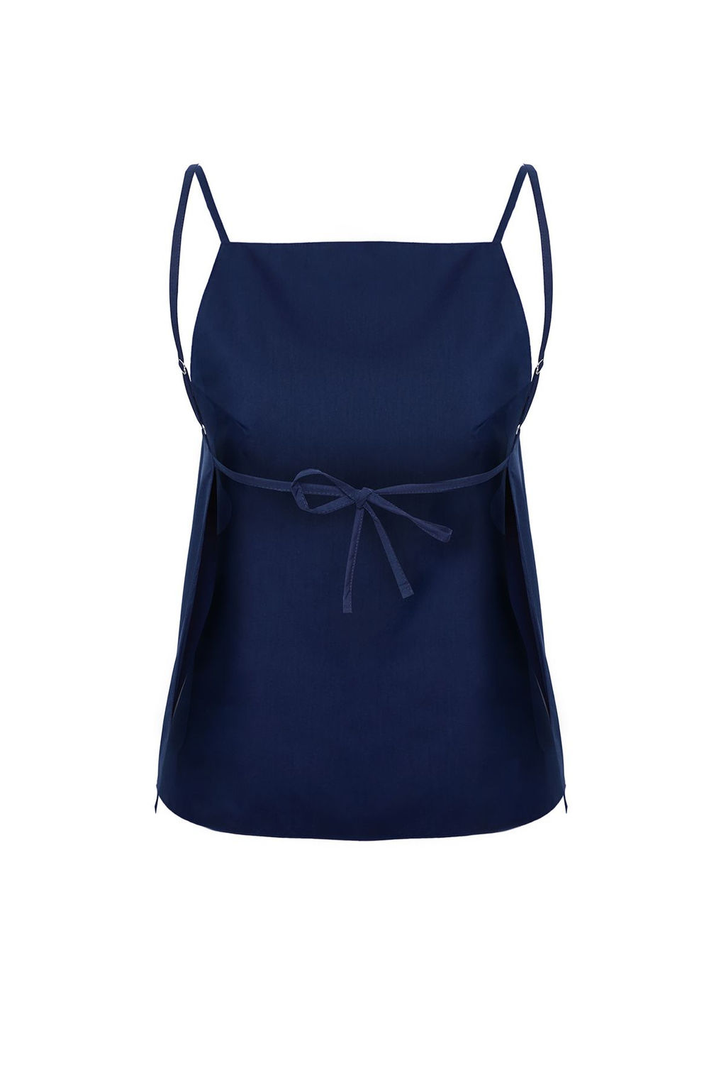 Trendyolmilla Lacivert S?rt Dekolteli Dokuma Bluz TWOSS25BZ00100