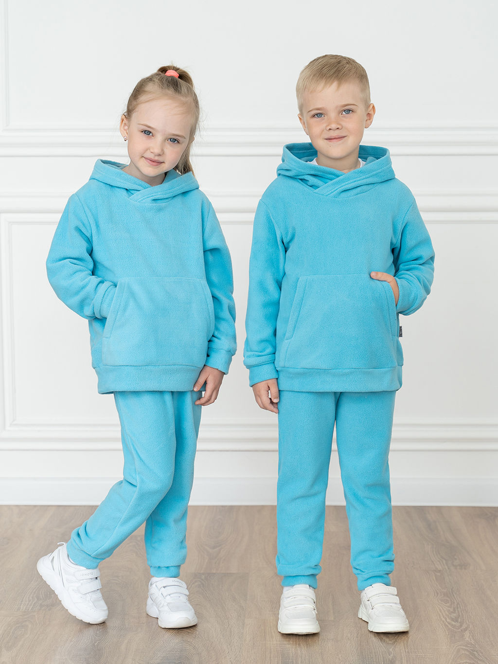 Костюм детский флисовый бирюза 7043г(ш) (116, 60)