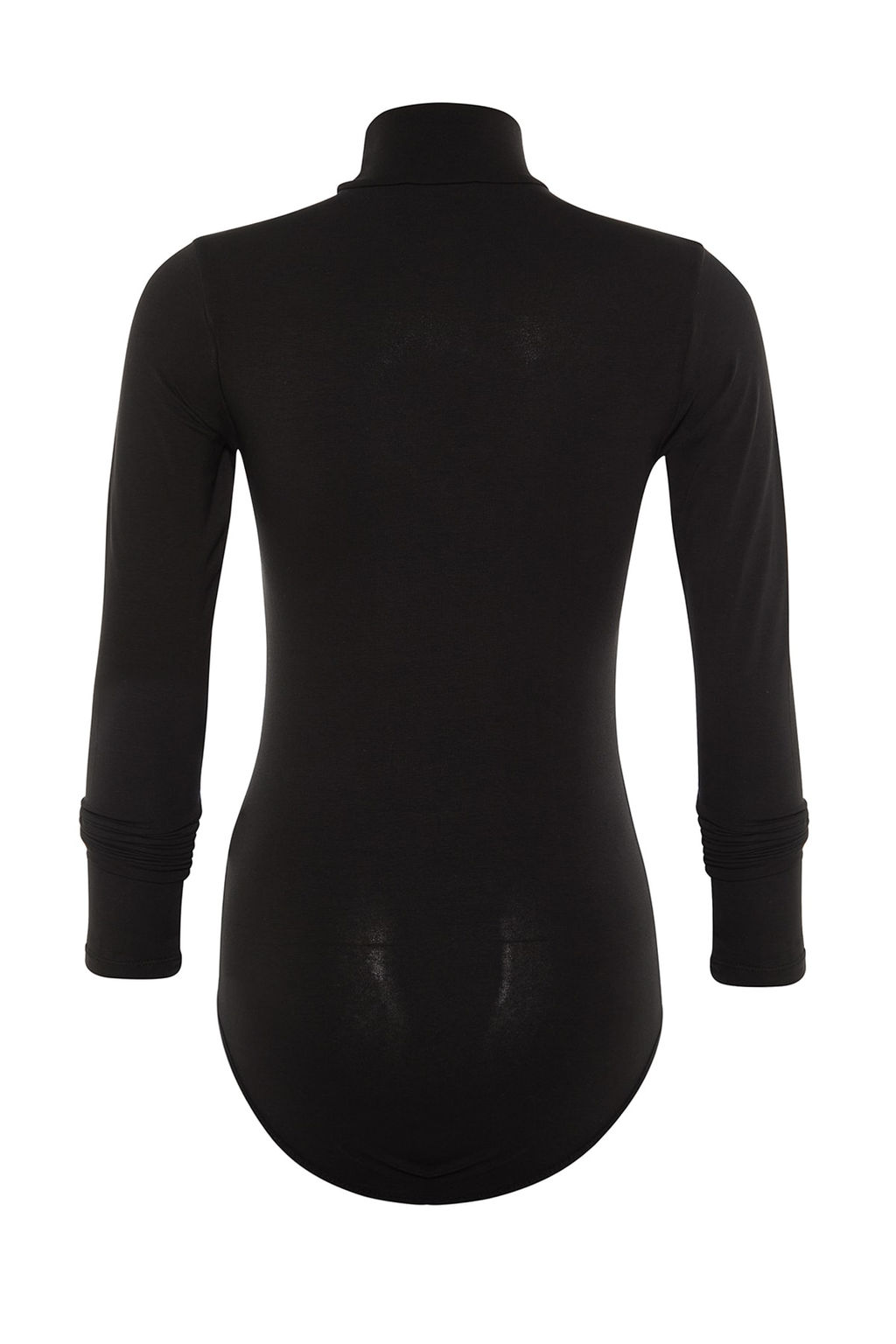 TRENDYOLMILLA Siyah Pamuklu Bal?kc? Yaka Uzun Kollu C?tc?tl? Orme Body THMAW23BD00033 фото 19